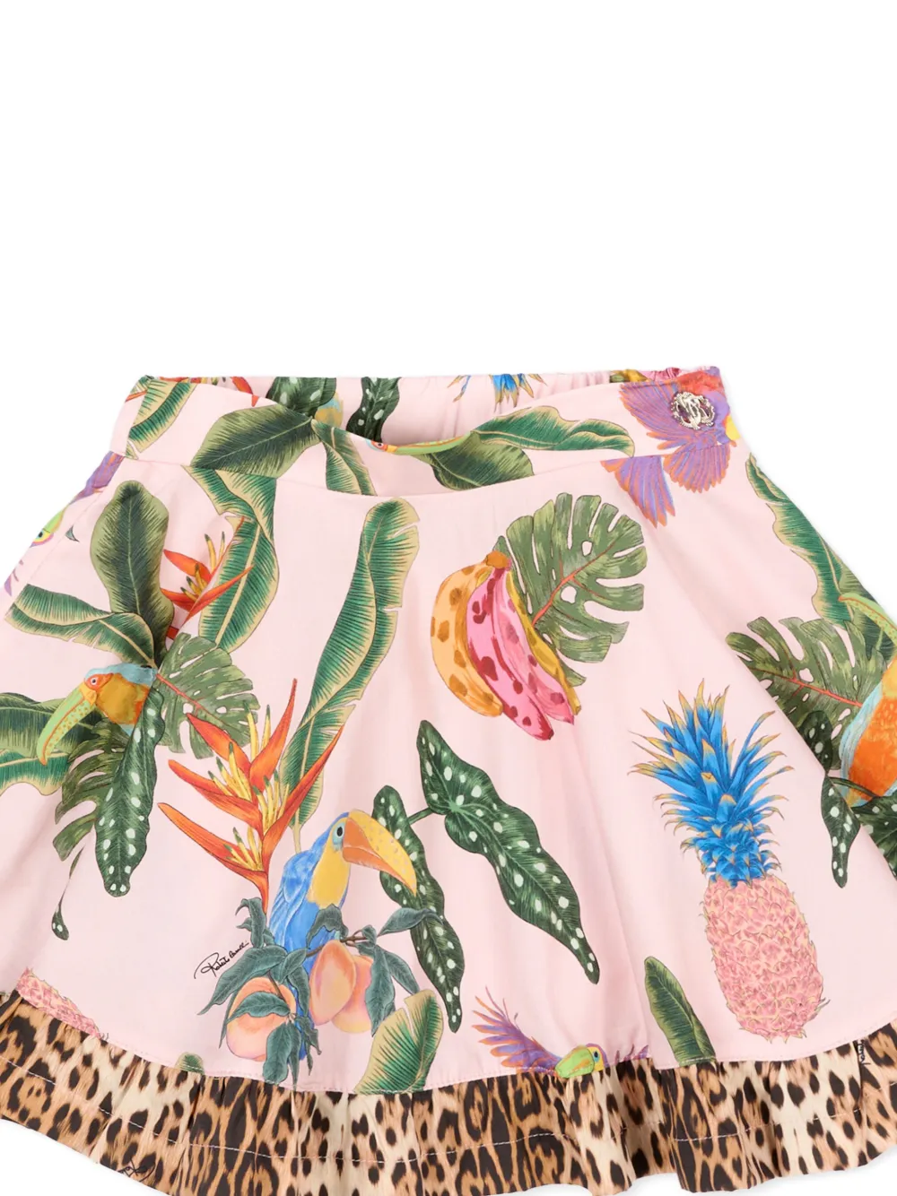 Roberto Cavalli Junior Rok met patroon Roze