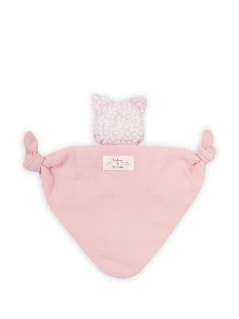 TEDDY & MINOU knot-detail floral-print comforter