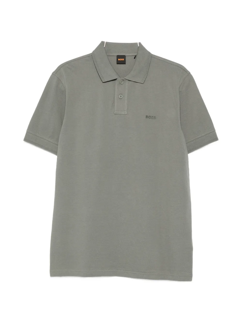 BOSS button polo shirt - Grün