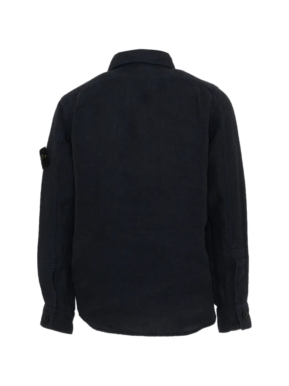 Stone Island Junior Shirt met lange mouwen en zak Blauw