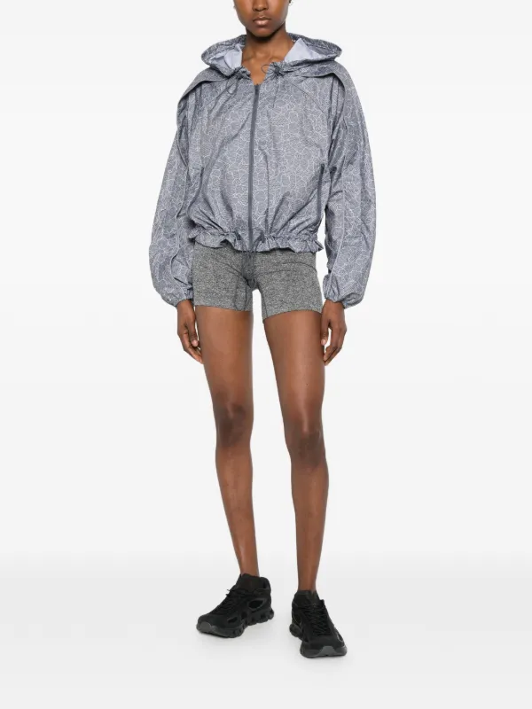 Adidas By Stella McCartney フローラル フーデッドジャケット