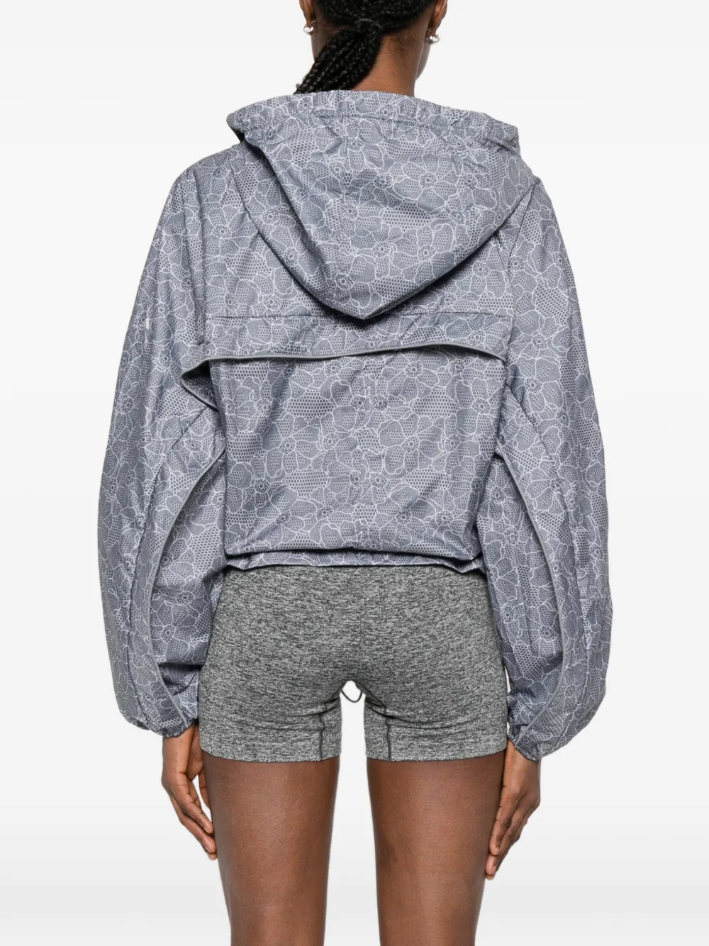 Adidas By Stella McCartney フローラル フーデッドジャケット