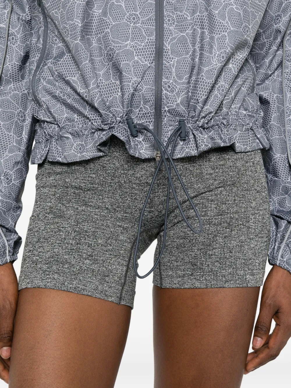 Adidas By Stella McCartney フローラル フーデッドジャケット