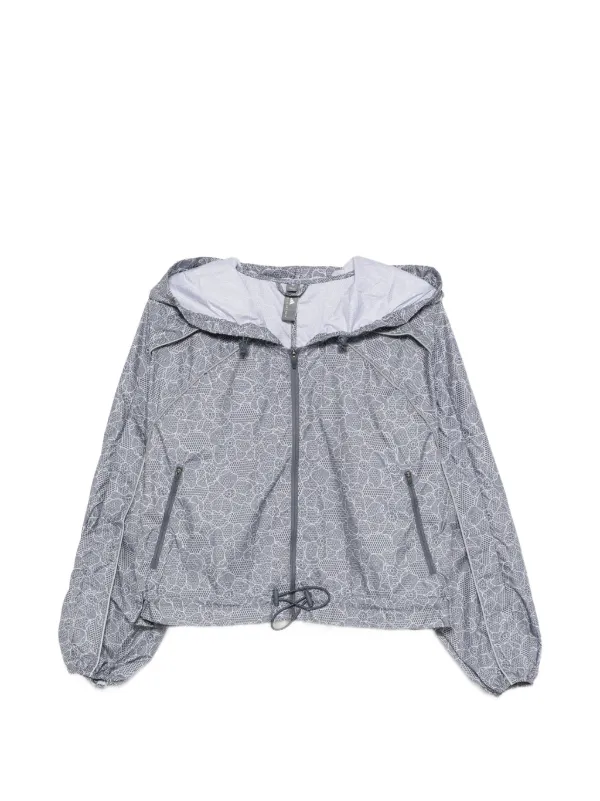 Adidas By Stella McCartney フローラル フーデッドジャケット