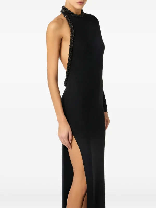 Elisabetta Franchi ワンショルダーマキシドレス | ブラック | FARFETCH JP