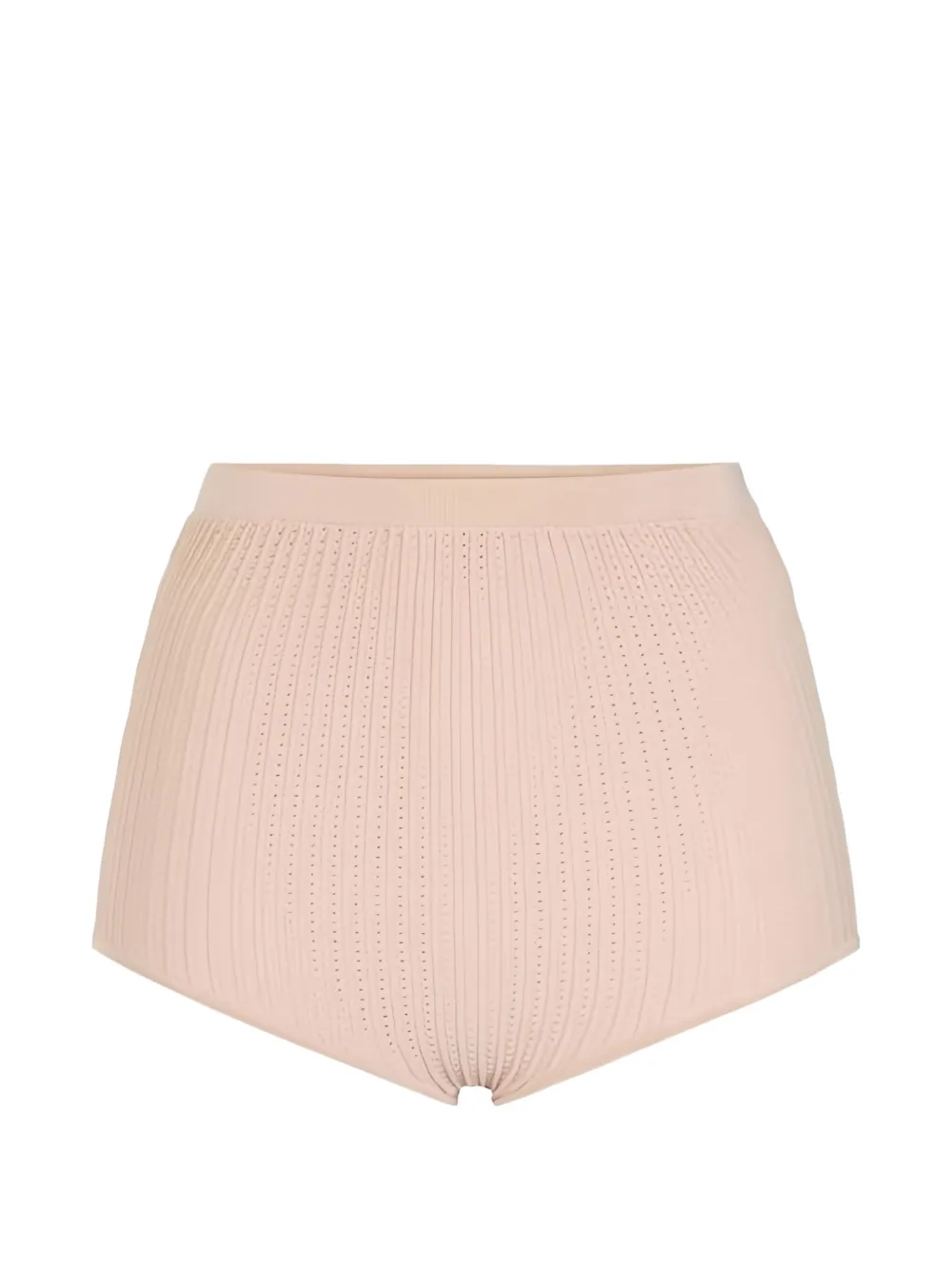 Elisabetta Franchi knitted mini shorts - Toni neutri
