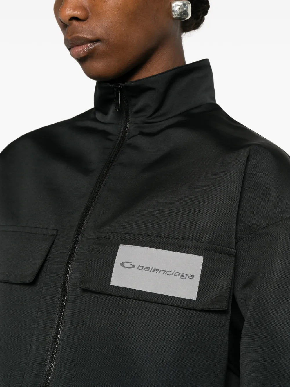 Balenciaga Jack met rits Zwart