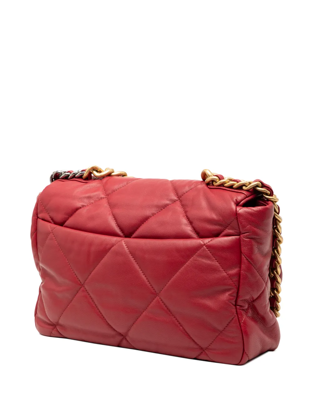 2019 Large Lambskin 19 Flap Satchel