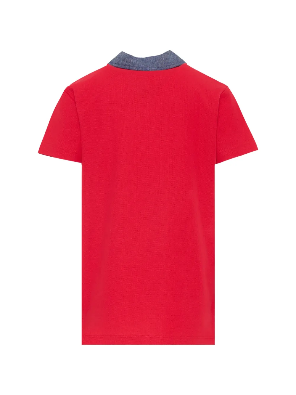  Trussardi Junior Short-sleeve Piqué Polo Shirt - Red 