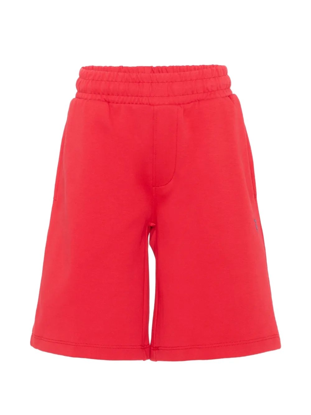 TRUSSARDI JUNIOR elasticated-waistband shorts - Rosso