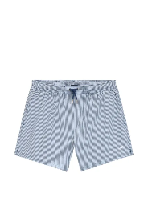 BOSS striped drawstring shorts