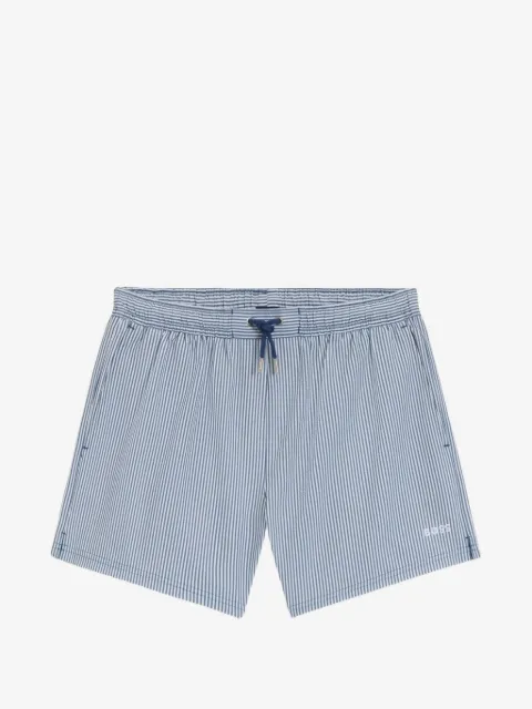 BOSS striped drawstring shorts