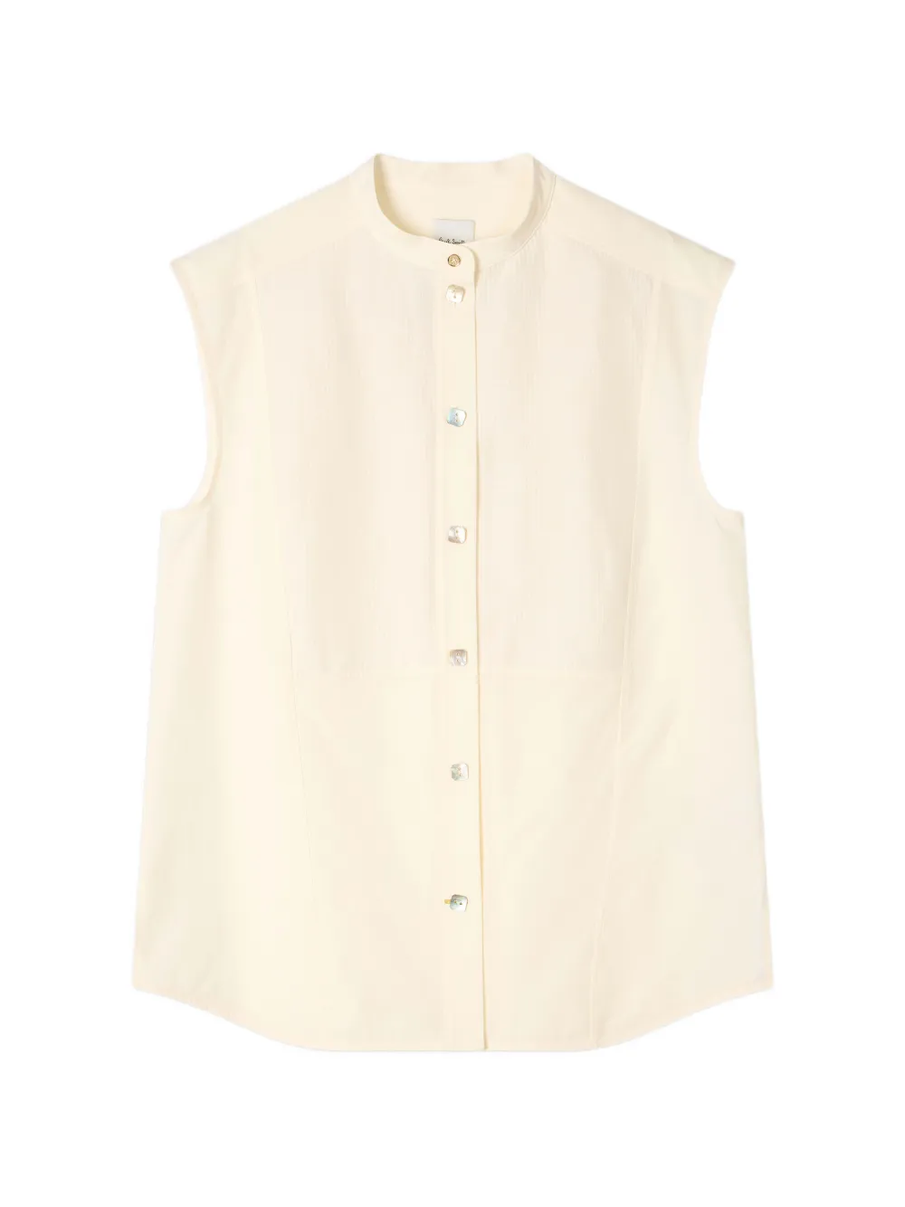 Paul Smith Grandad button shirt - Toni neutri