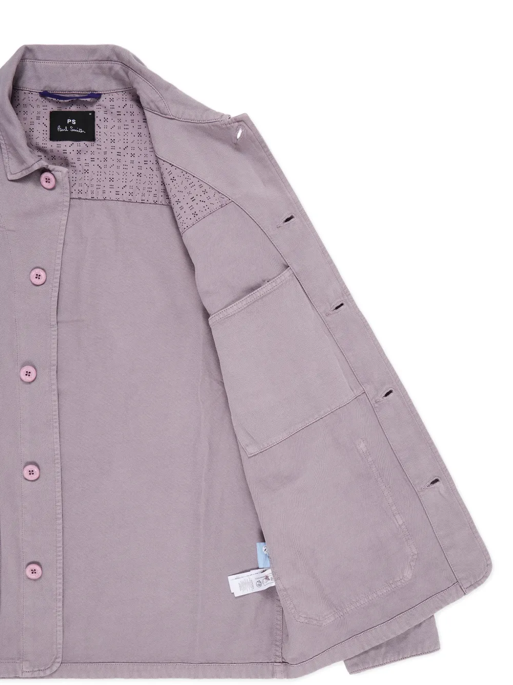 PS Paul Smith Shirtjack met opgestikte zak Paars