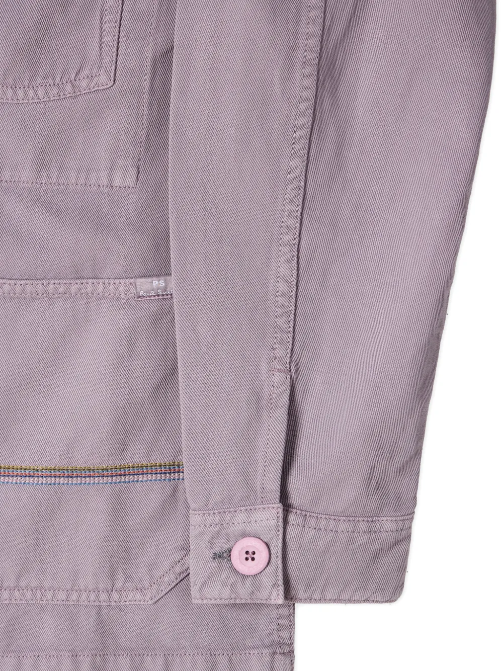  Ps Paul Smith Patch-pocket Shirt Jacket - Purple 