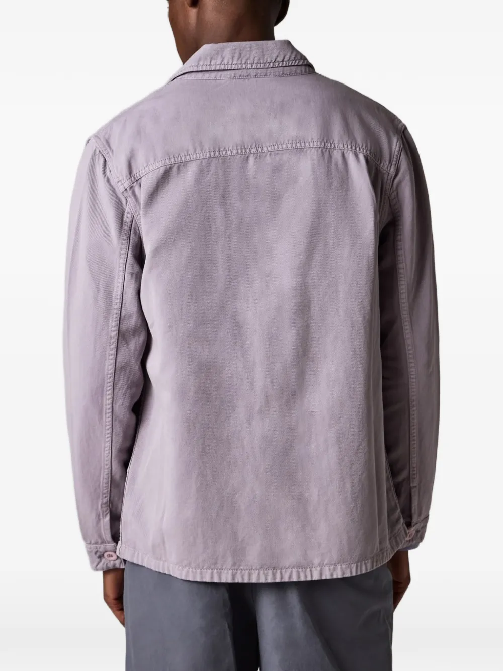 PS Paul Smith Shirtjack met opgestikte zak Paars