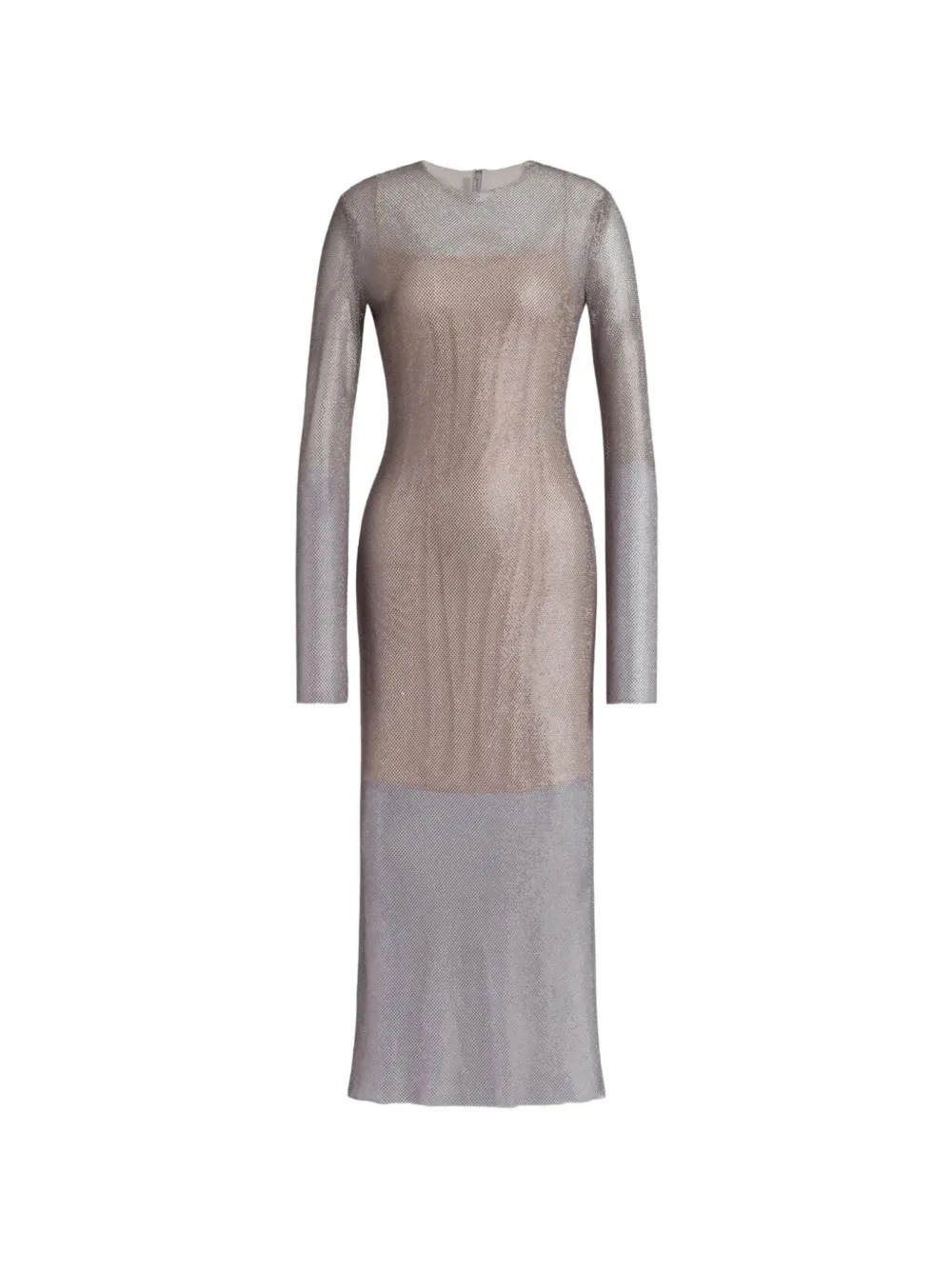 Alberta Ferretti long-sleeve dress - Grigio