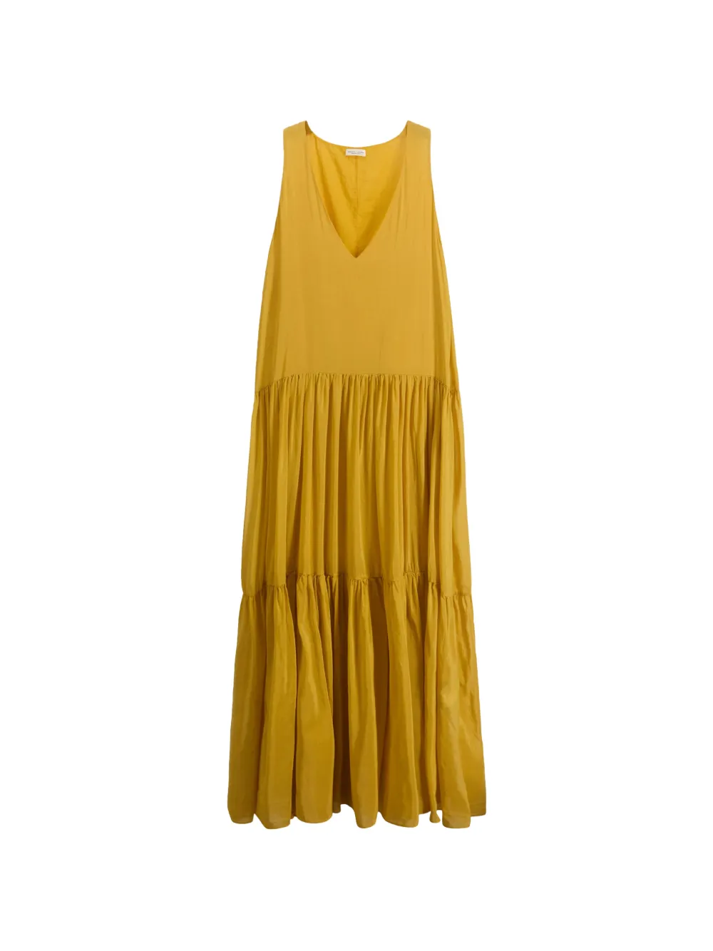 Roberto Collina V-neck maxi dress - Giallo