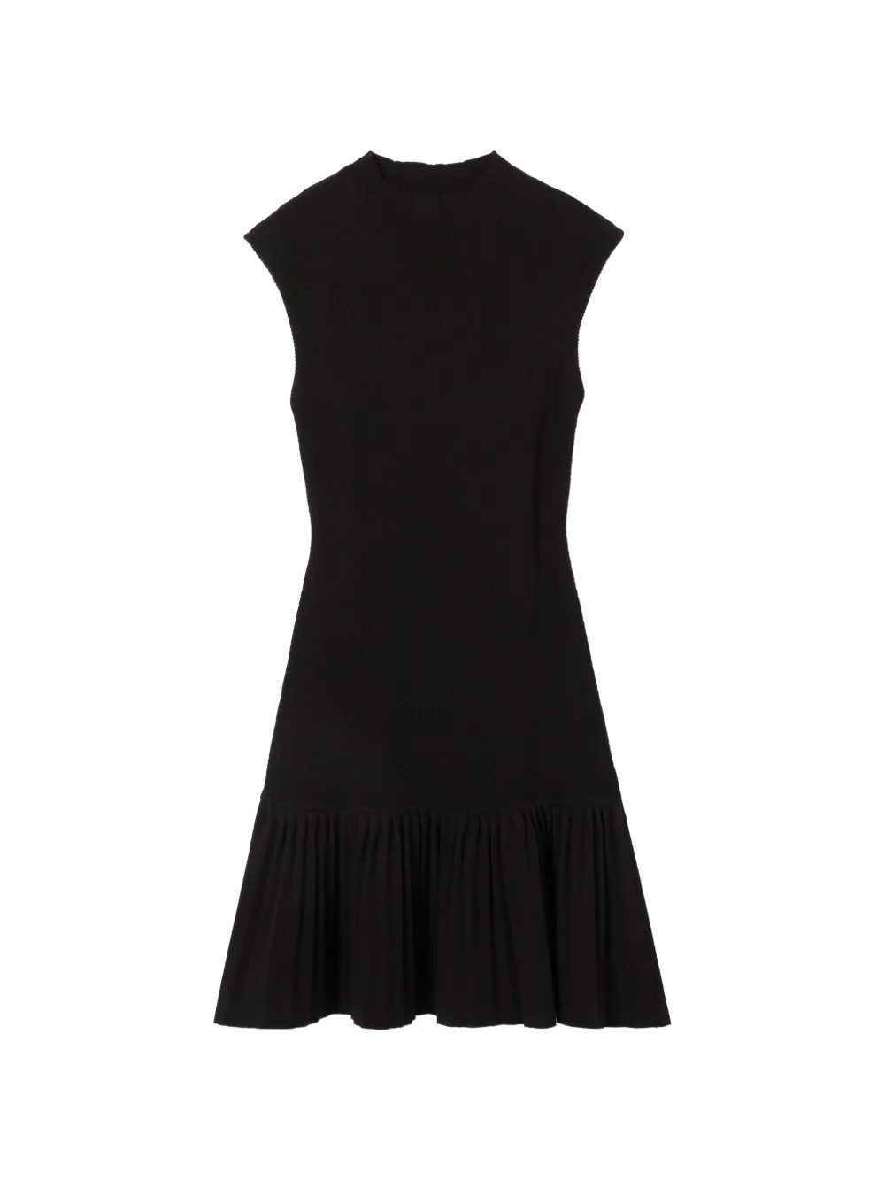 Claudie Pierlot pleated knit dress - Nero