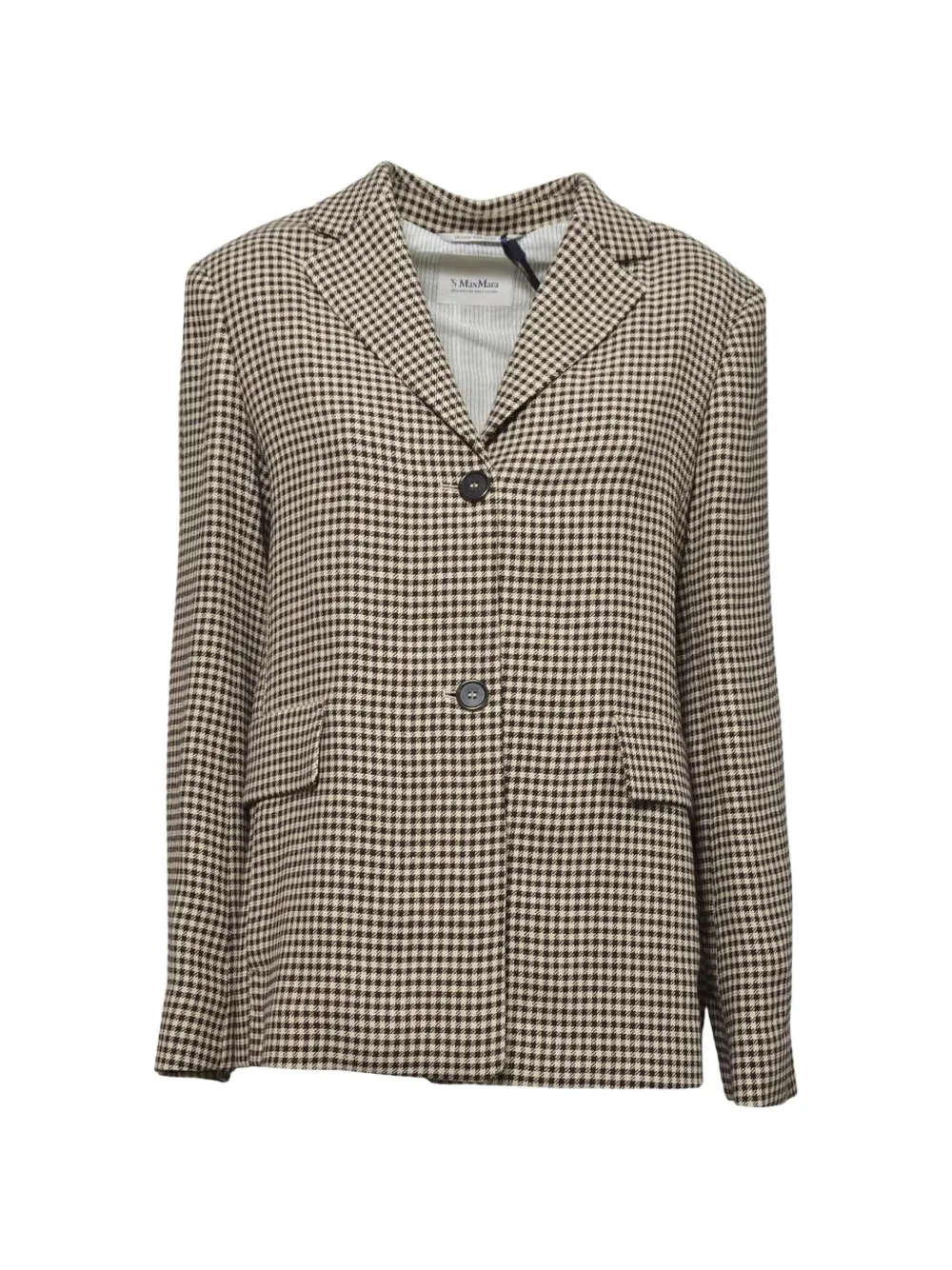 'S Max Mara Blazer a quadri - Toni neutri