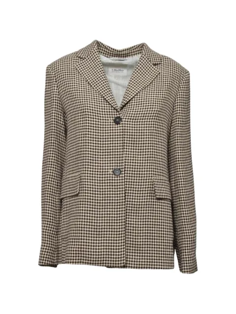 'S Max Mara Gita checked blazer