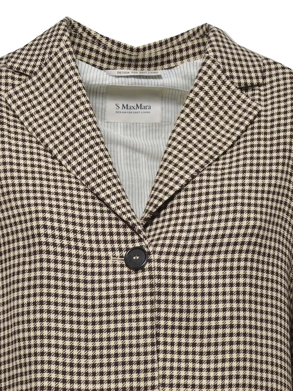  's Max Mara Gita Checked Blazer - Neutrals 