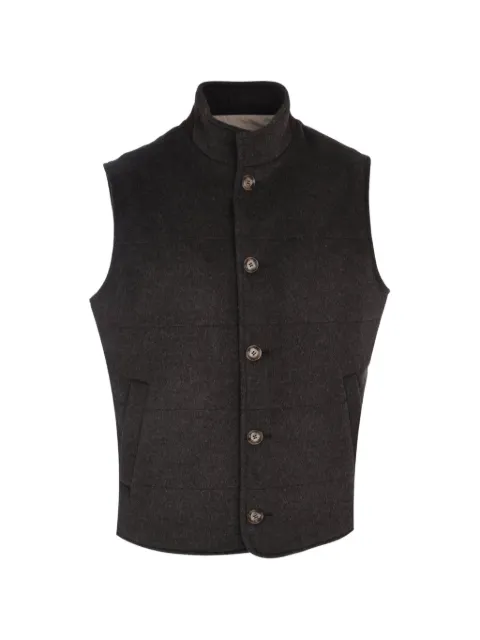 Barba buttoned padded vest
