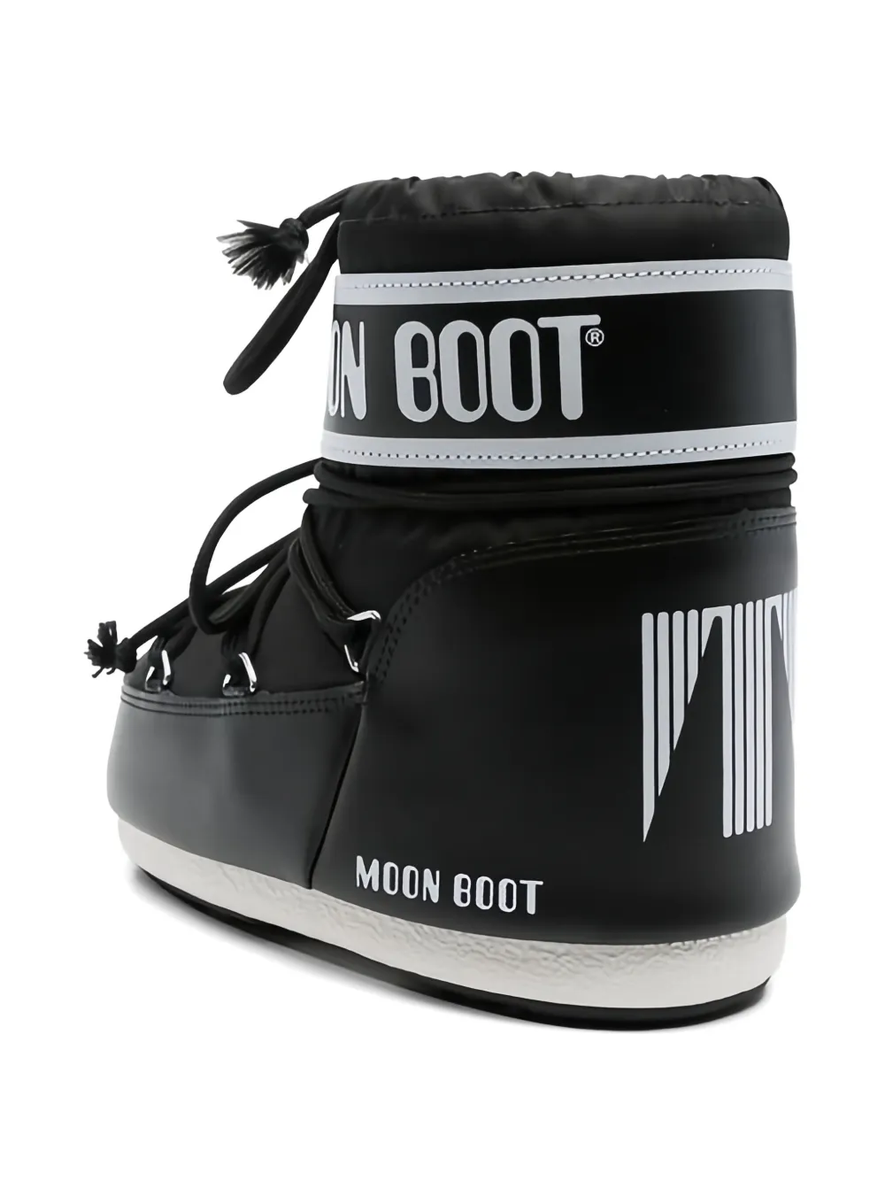 Moon Boot Veterlaarzen met logo Zwart