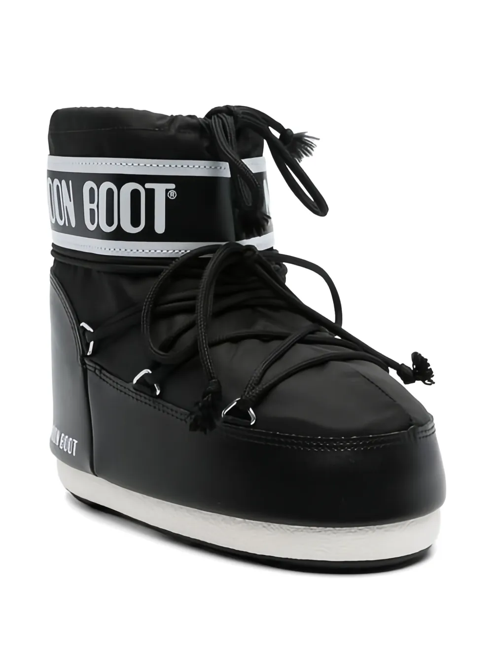 Moon Boot Veterlaarzen met logo Zwart