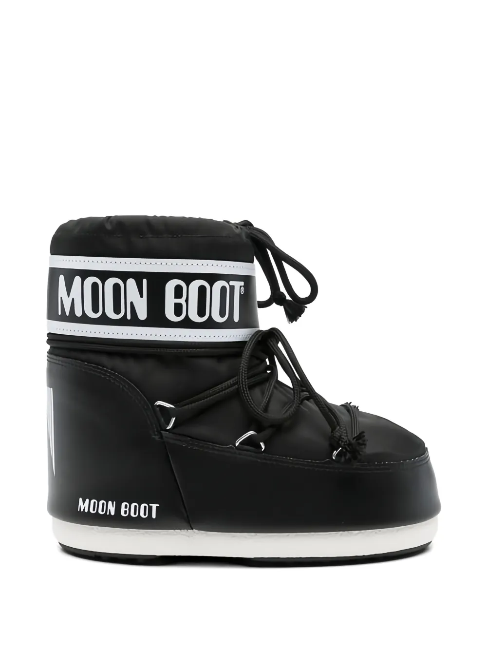 Moon Boot Veterlaarzen met logo Zwart
