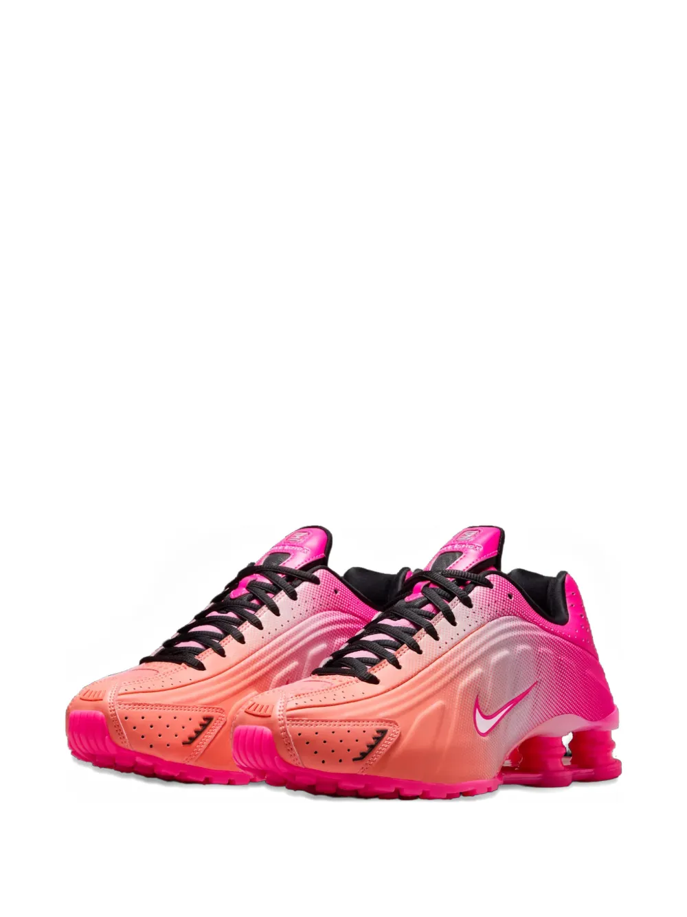 Nike Shox R4 AB geperforeerde sneakers Roze