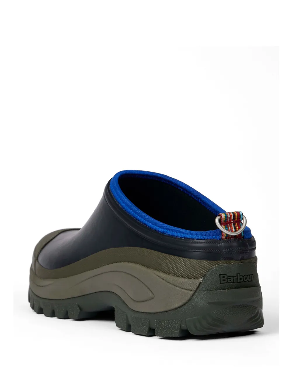 Paul Smith x Barbour contrast-trim clogs Zwart