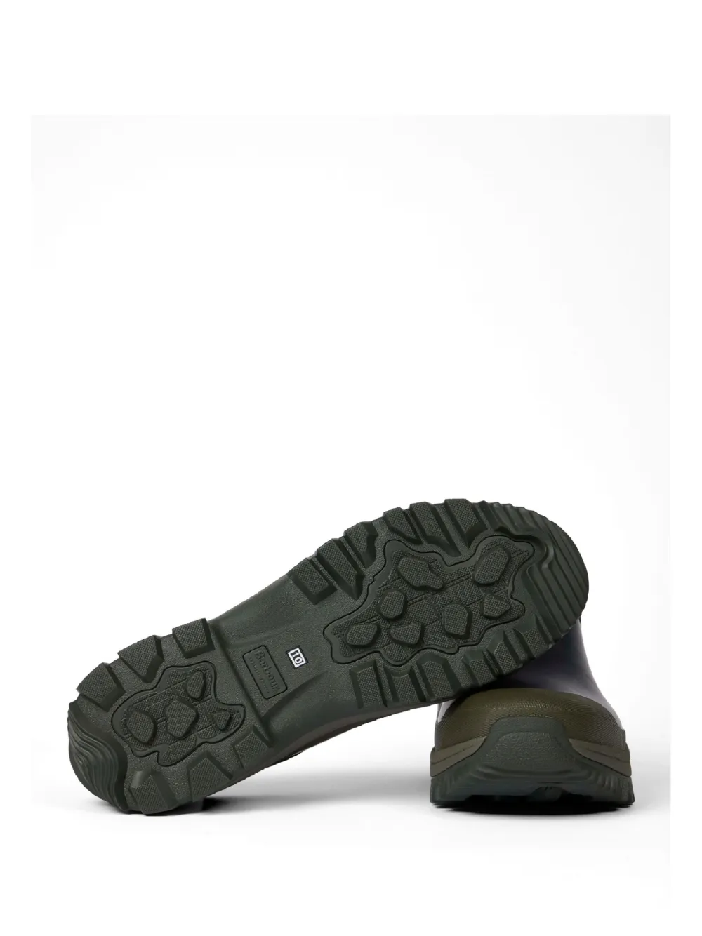 Paul Smith x Barbour contrast-trim clogs Zwart