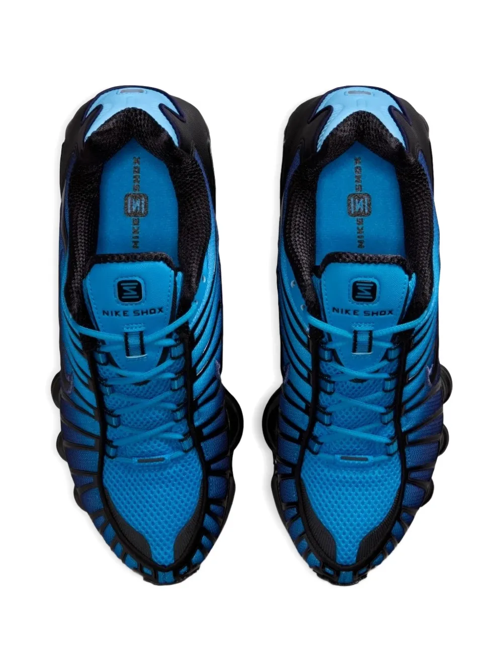 Nike Shox TL sneakers met vervaagd effect Blauw
