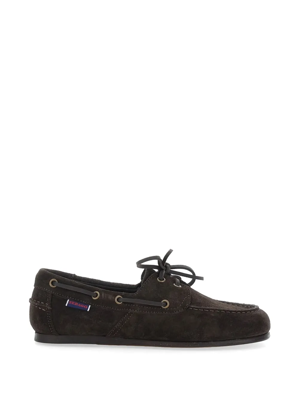 Sebago Owen lace-up boat loafers - Marrone