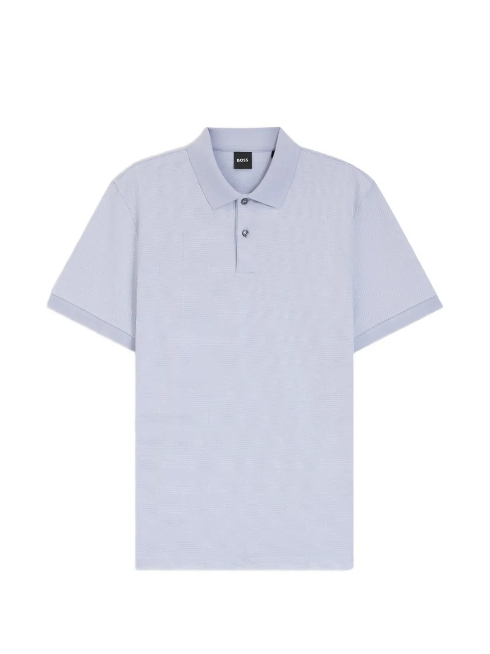 BOSS Katoenen poloshirt Blauw