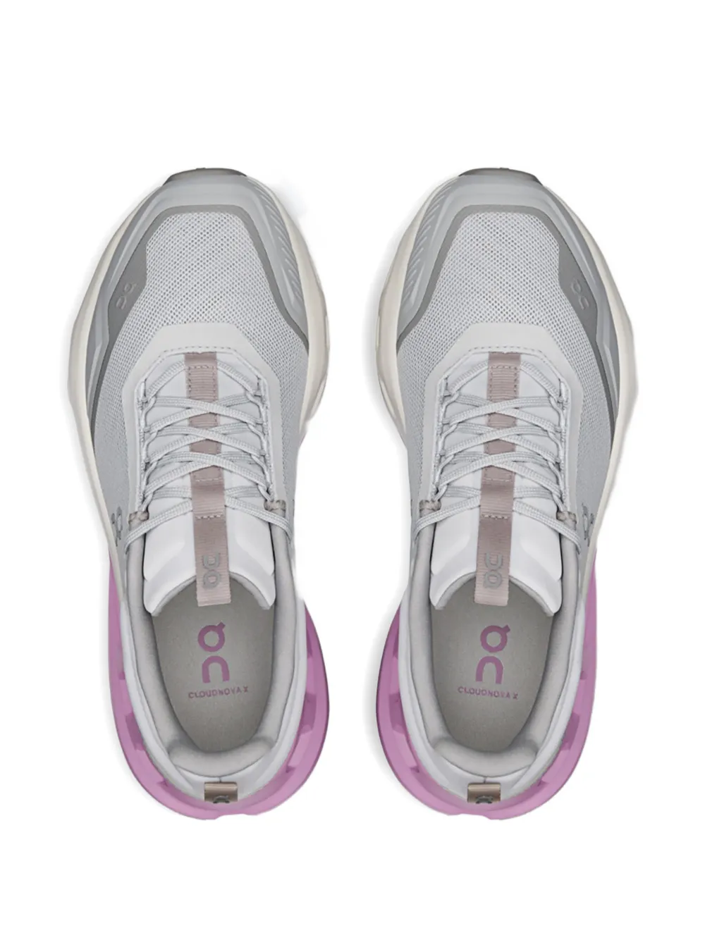 On Cloudnova logo-print sneakers Grijs