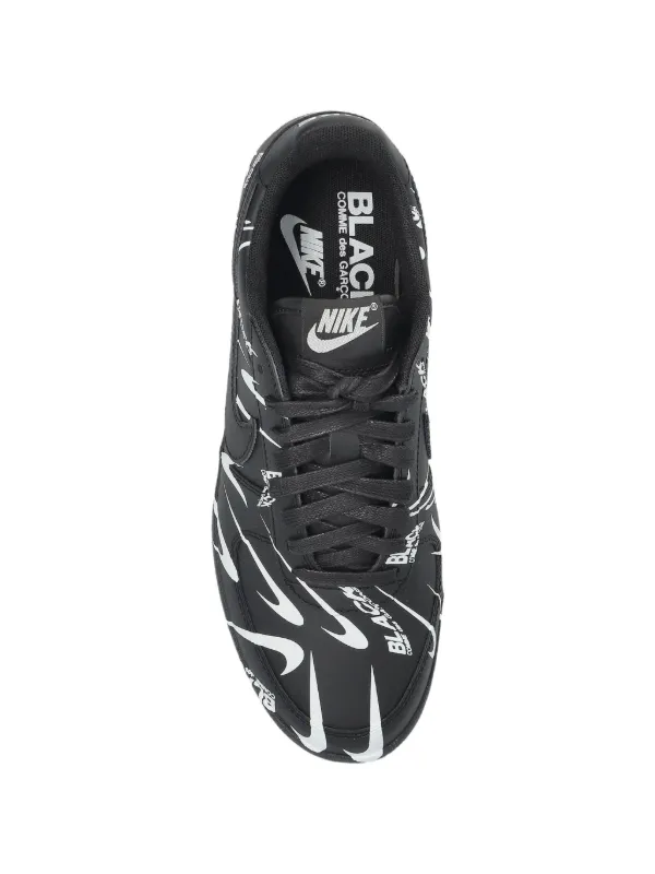 Black Comme Des Garçons x Nike Baskets Field General '82 | Noir
