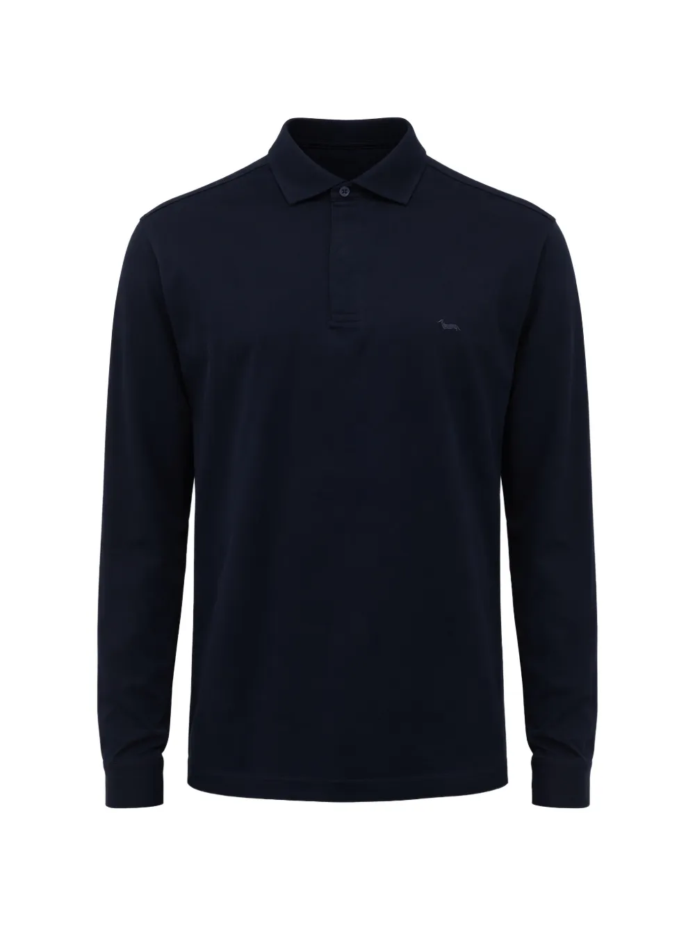 Harmont & Blaine long-sleeve polo shirt - Blu