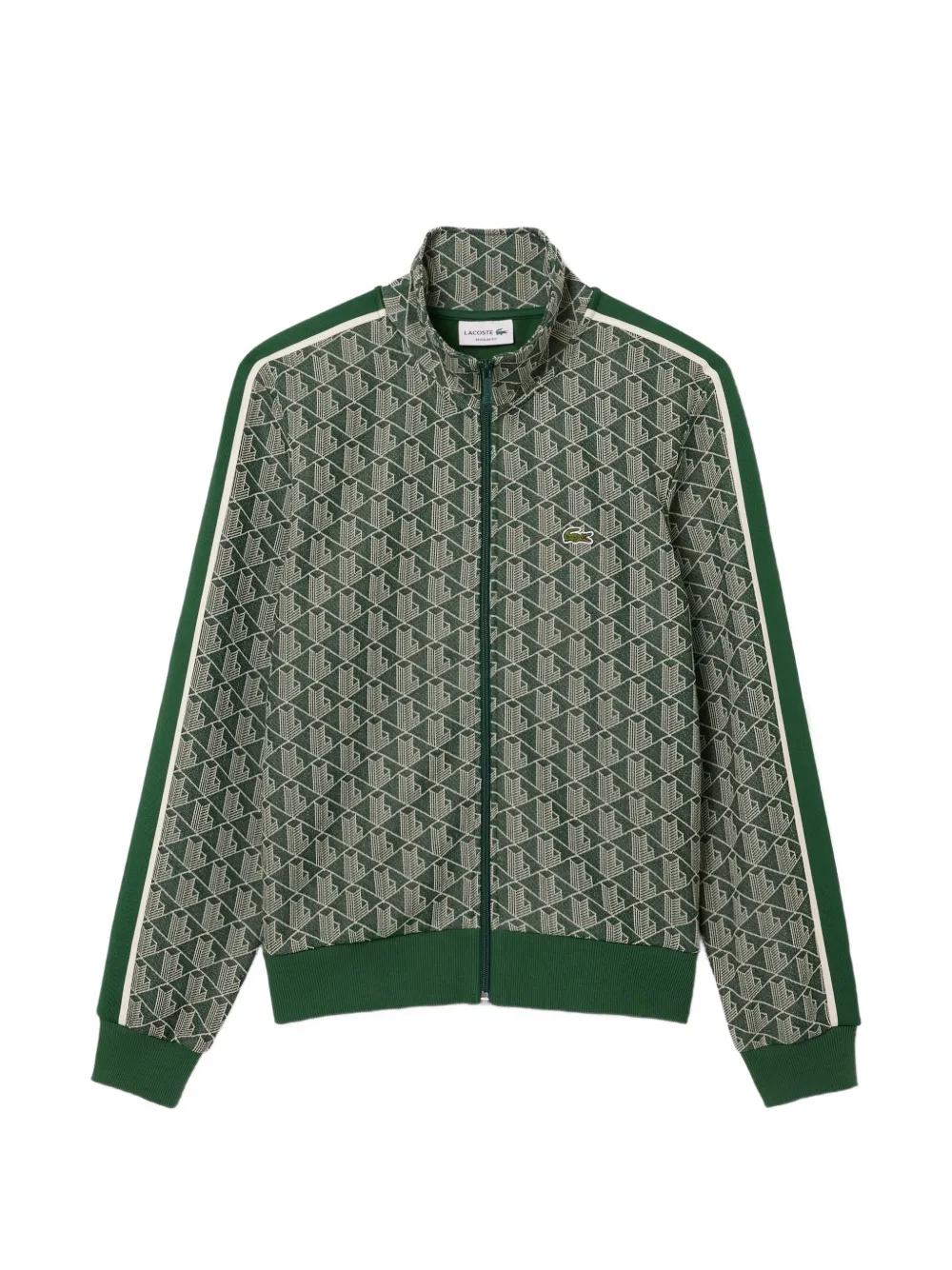 Lacoste jacquard sweater - Verde