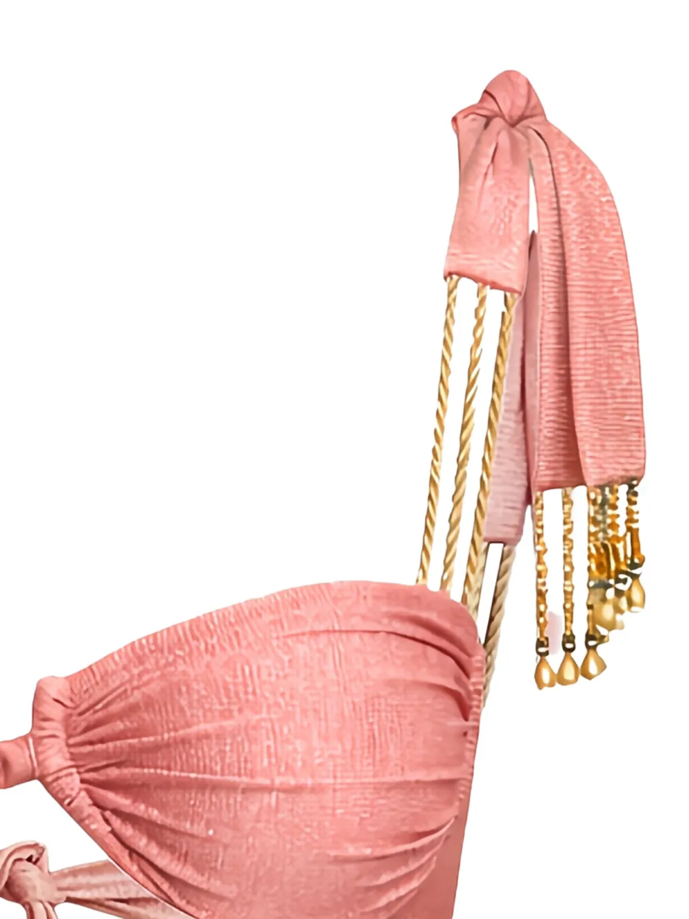  Del Maar Crochet Bikini Top - Pink 
