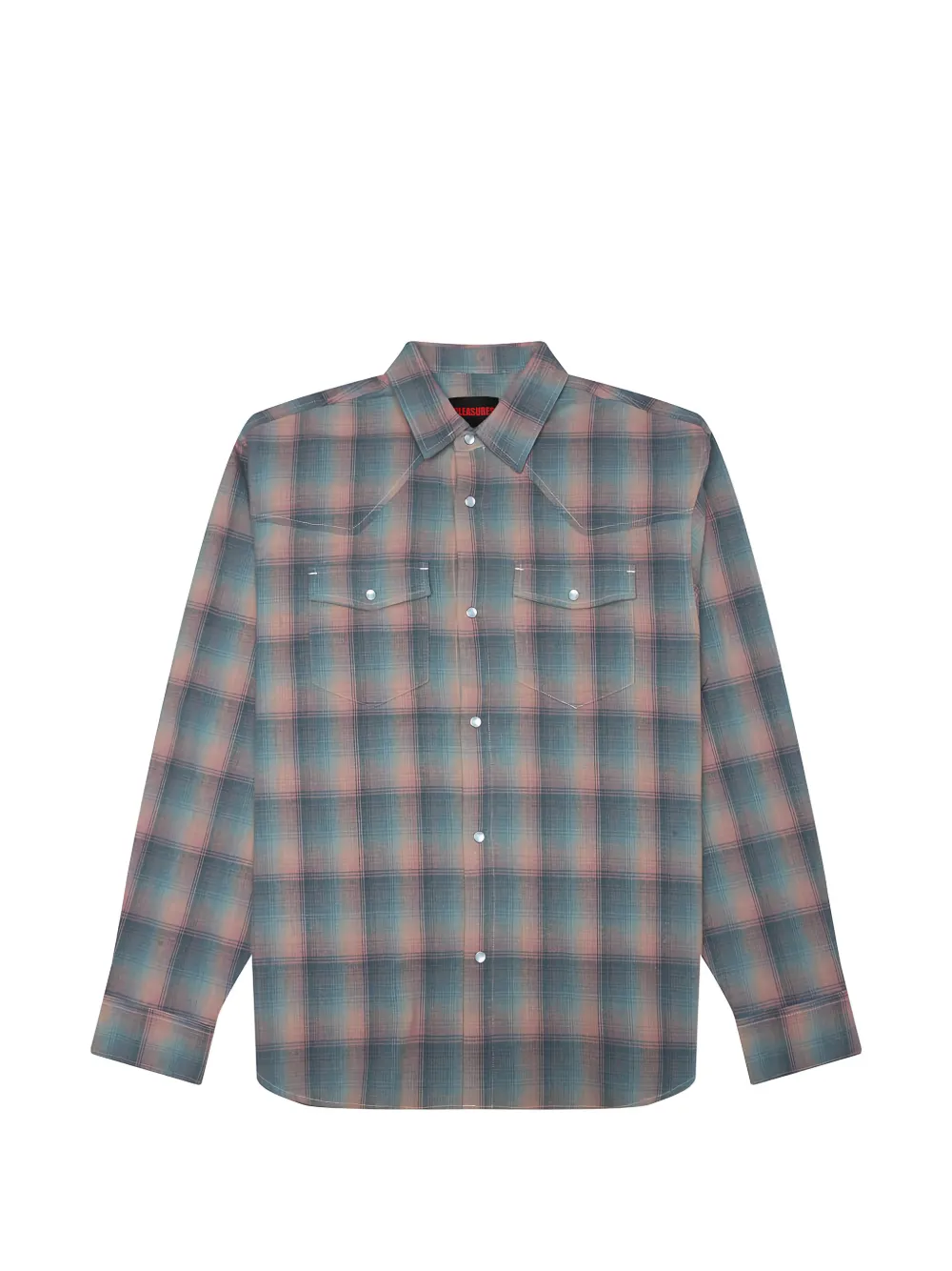 Pleasures Sender western button shirt - Rosa