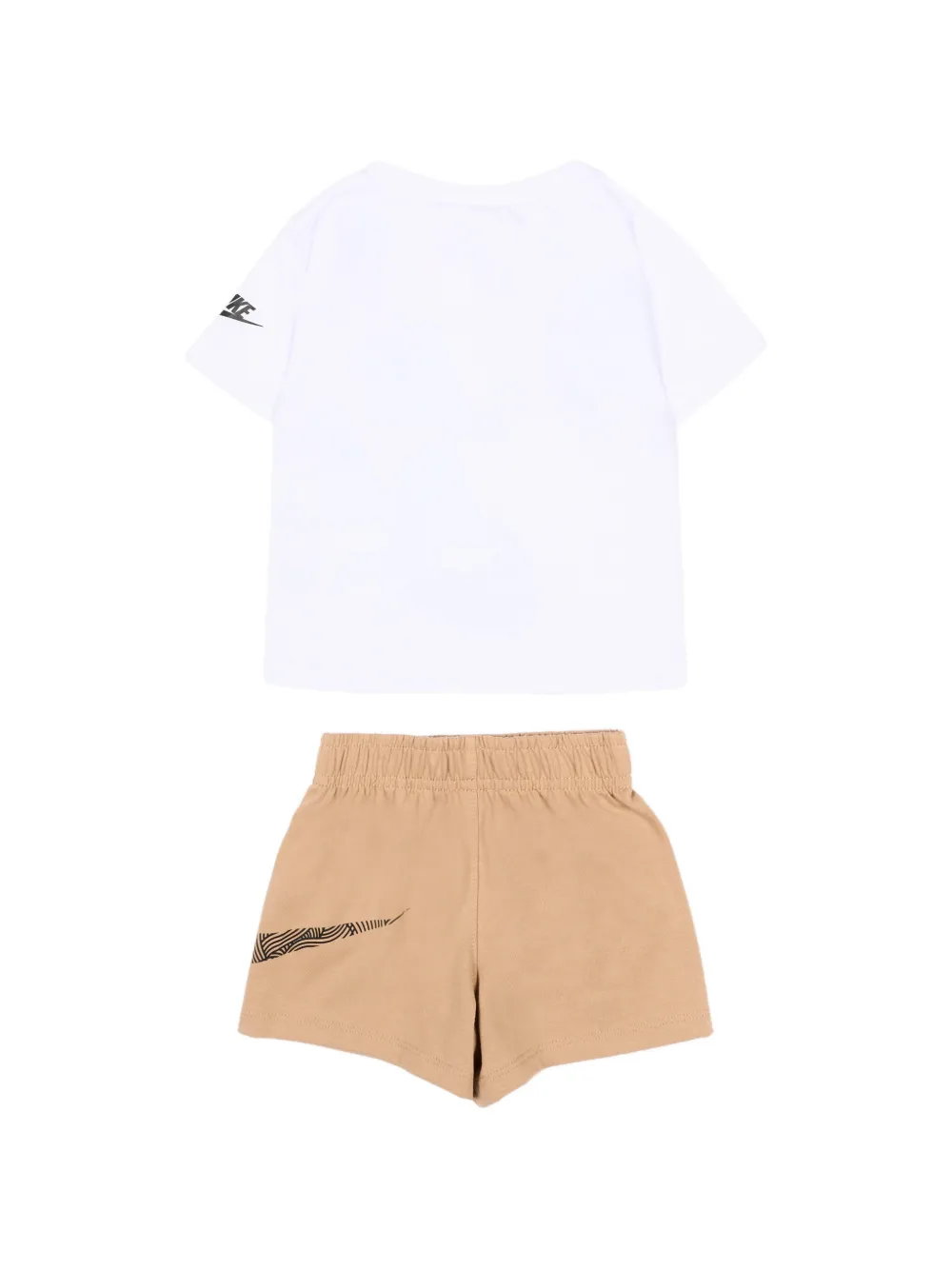  Nike Kids Logo Shorts Set - White 