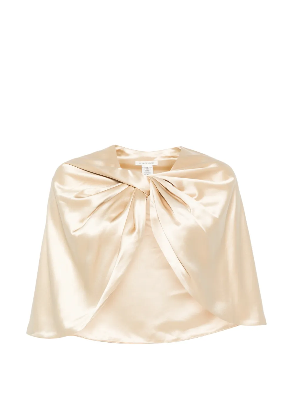 By Malene Birger Pinlos knotted cape - Nude