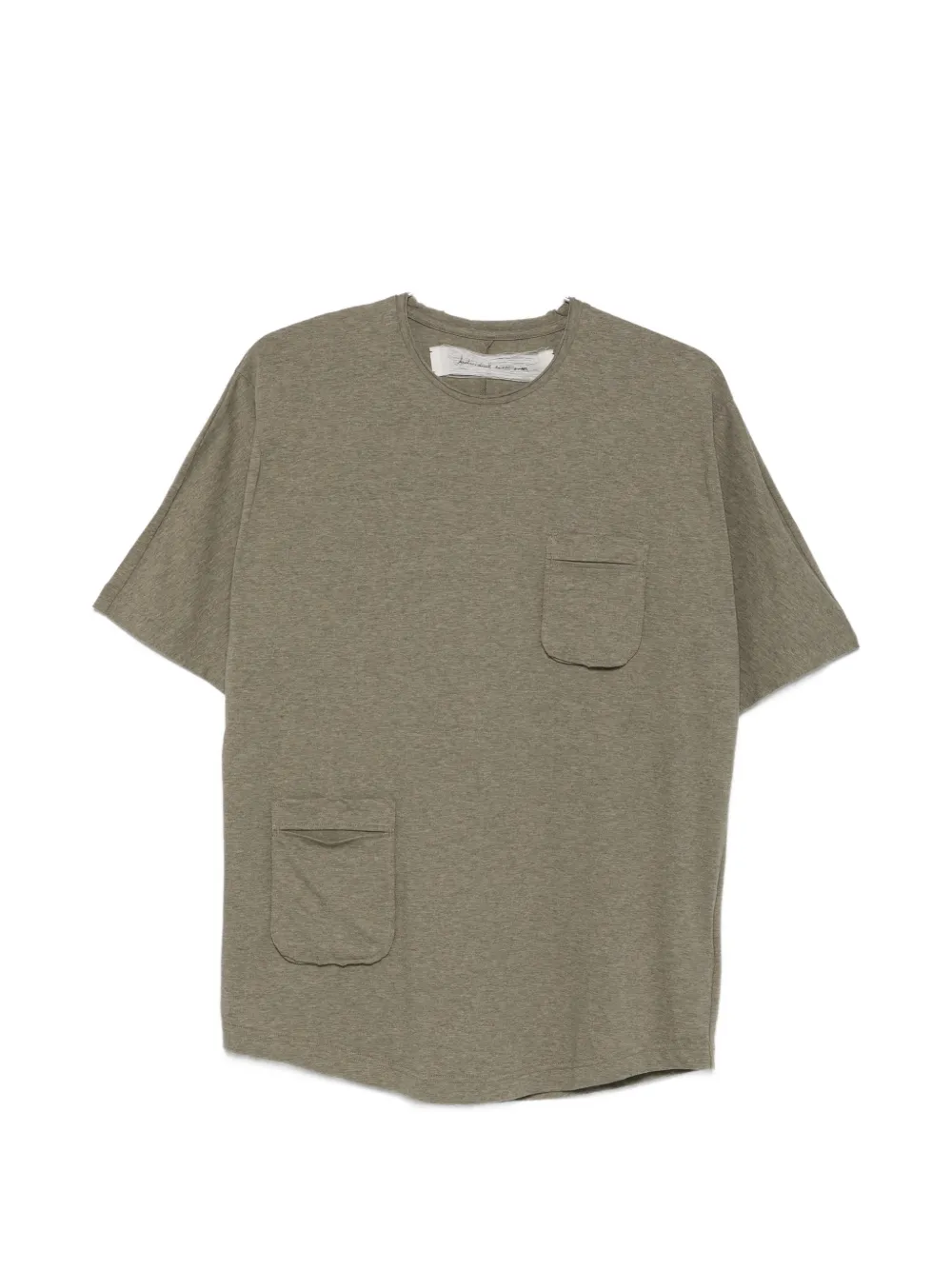 Individual Sentiments pockets-detail T-shirt - Verde