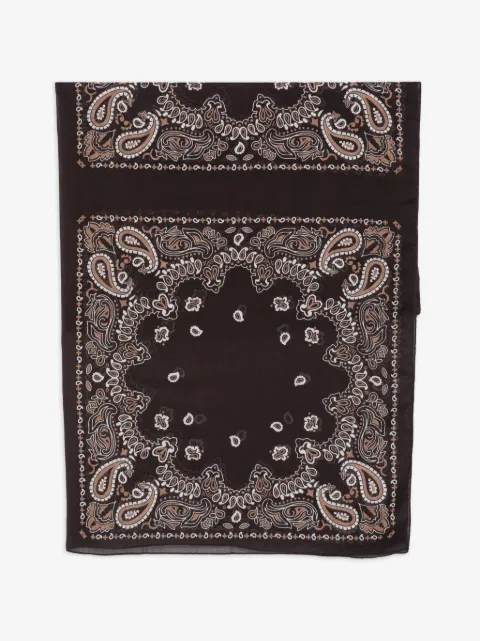 Destin Sciarpa con stampa paisley