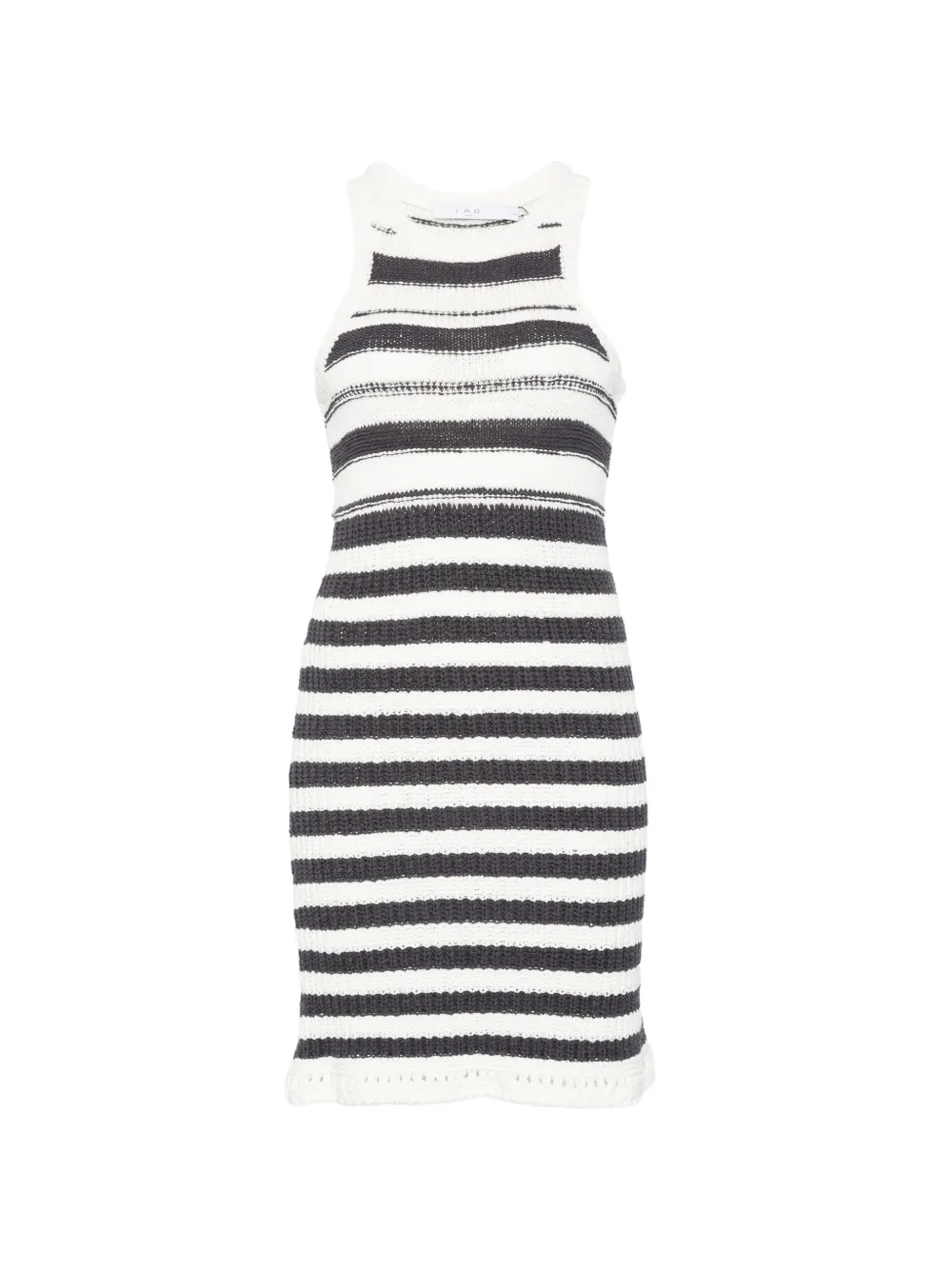 IRO miyana striped dress - Bianco
