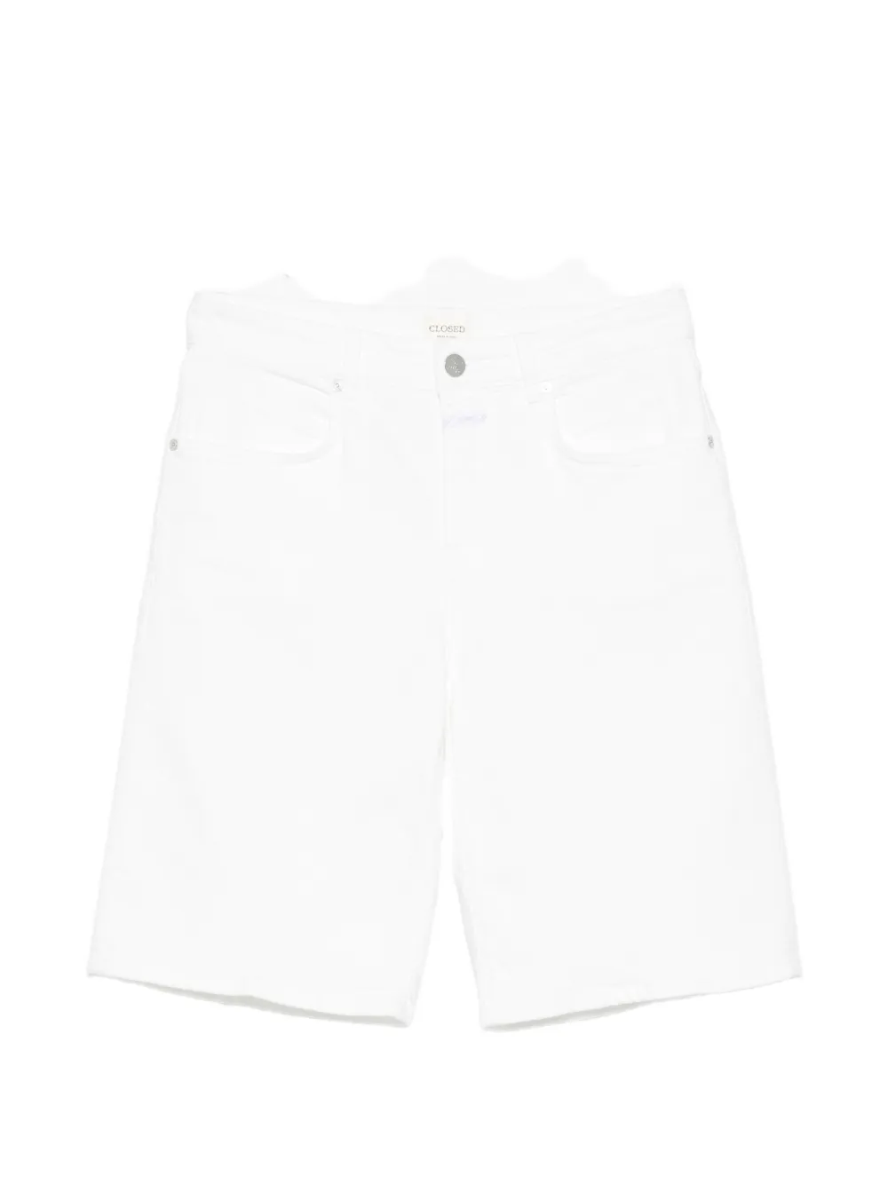 Closed pocket shorts - Bianco