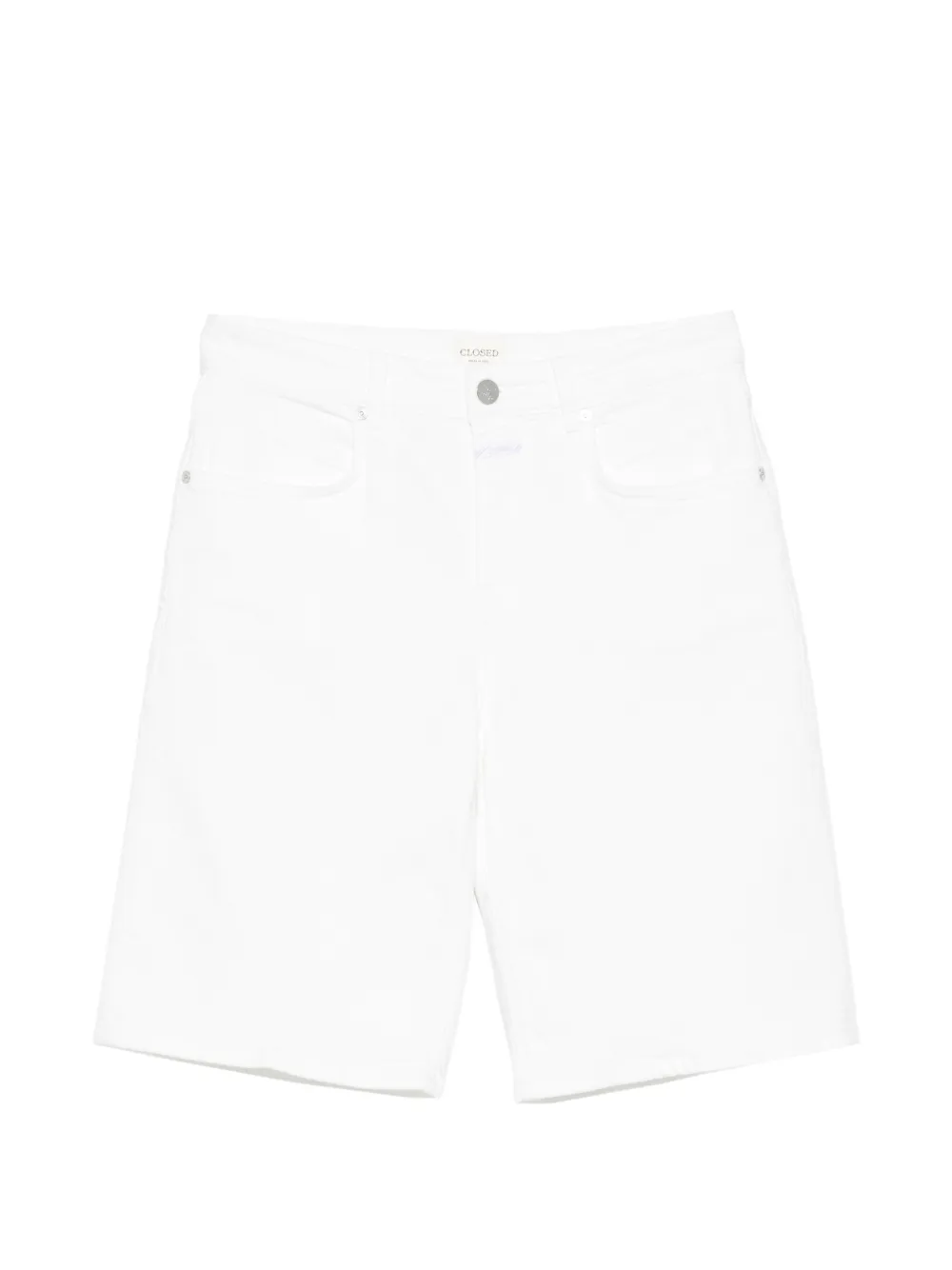 Closed pocket shorts - Bianco