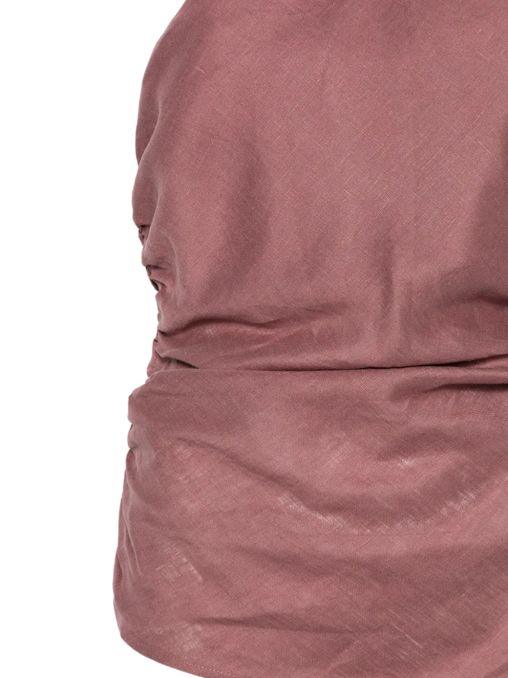 Semicouture Draped Halterneck Top - Pink 